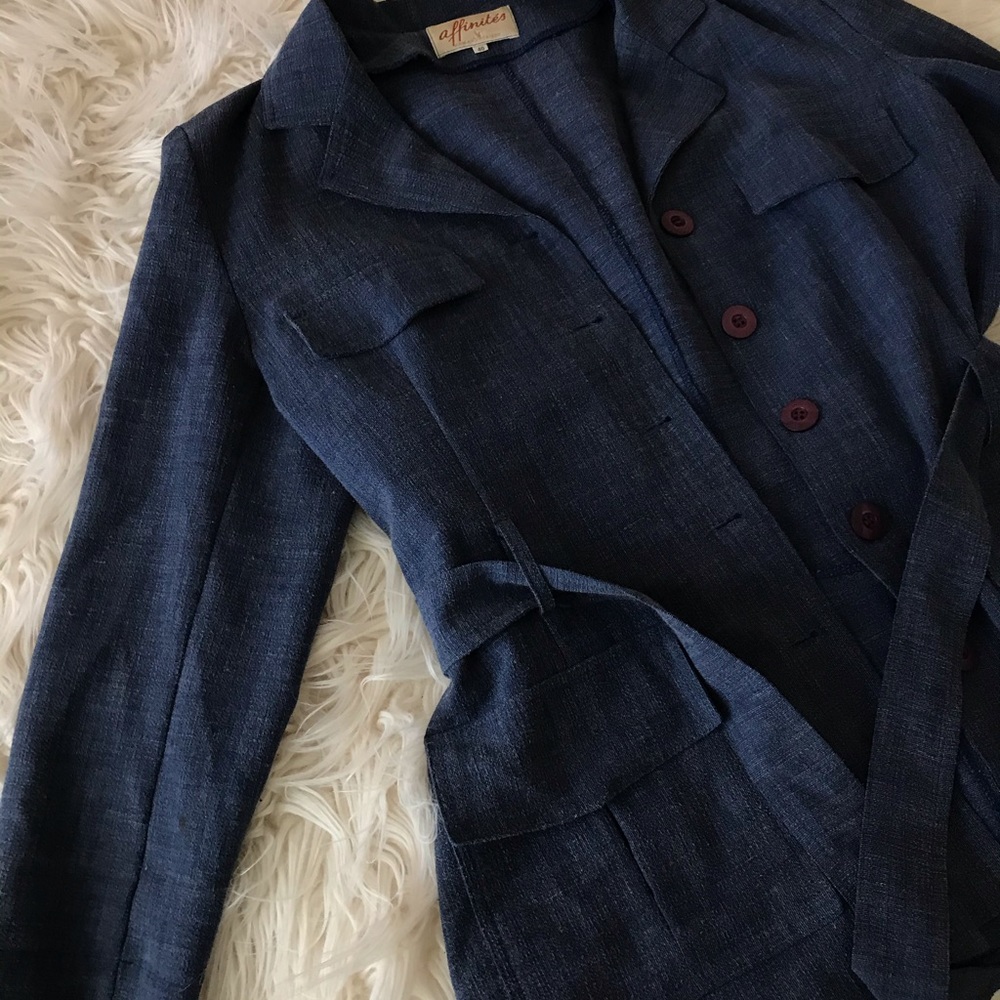Vintage blue blazer